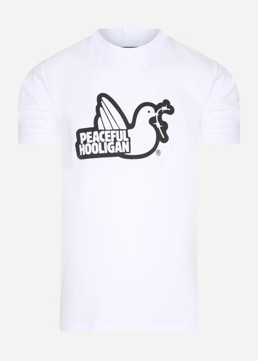 Peaceful Hooligan T-shirts Outline t-shirt - white