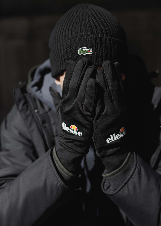 Lacoste Mutsen Beanie - black