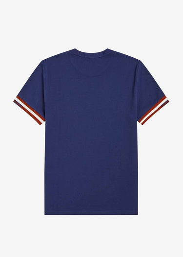 Fred Perry T-shirts Abstract cuff t-shirt - french navy