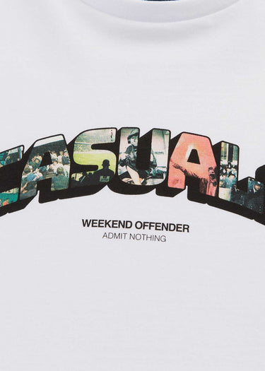 Weekend Offender T-shirts Saturday - white