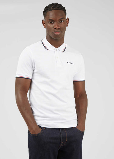 Ben Sherman Polo's Signature polo - white