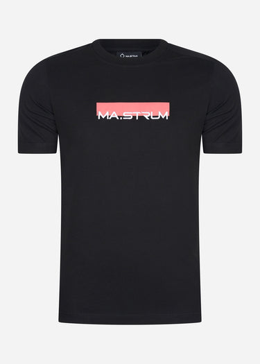 MA.Strum T-shirts MA.Strum block print tee - jet black