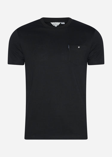Ben Sherman T-shirts Signature pocket tee - black