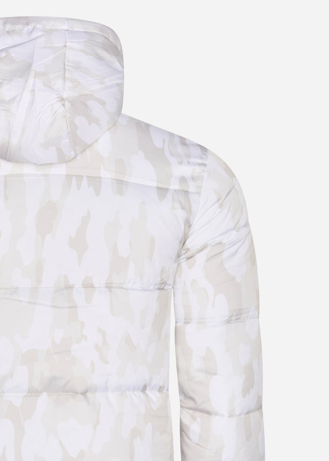 Ellesse Jassen Leol padded jacket - off white