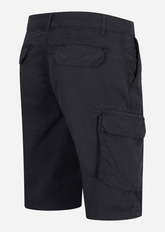 Lyle & Scott Korte Broeken Wembley cargo short - jet black