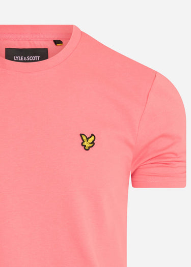 Lyle & Scott T-shirts Plain t-shirt - punch pink