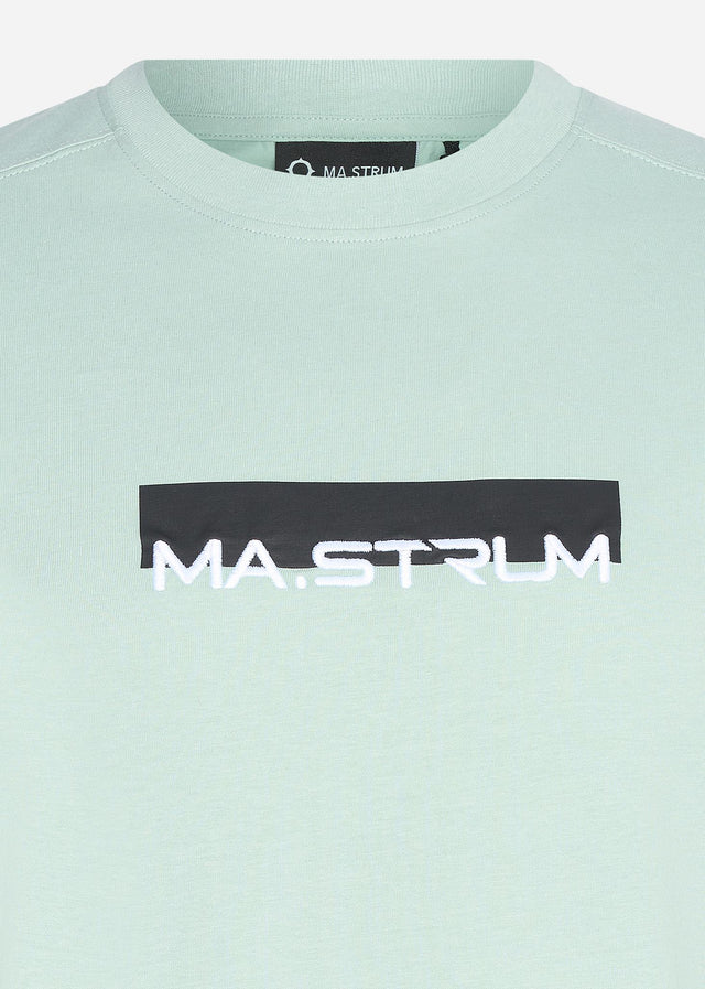 MA.Strum T-shirts MA.Strum block print tee - sea green