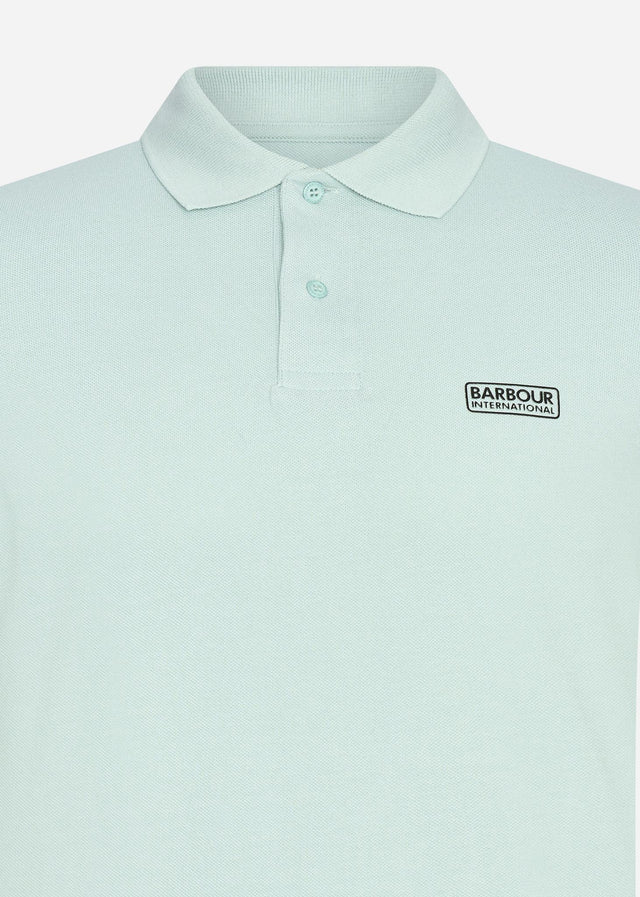 Barbour International Polo's Essential polo - pastel spruce