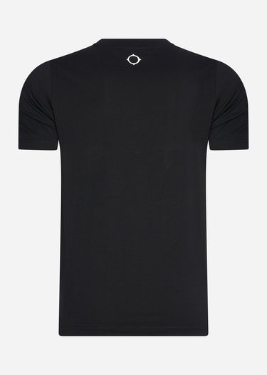 MA.Strum T-shirts Block print logo tee - jet black