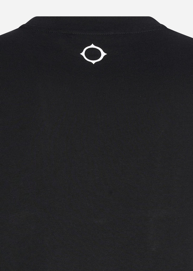 MA.Strum T-shirts Block print logo tee - jet black