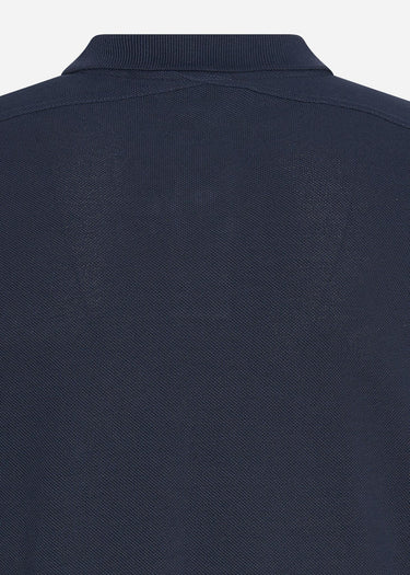 MA.Strum Longsleeve Polo's LS pique polo - ink navy