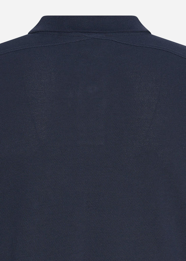 MA.Strum Longsleeve Polo's LS pique polo - ink navy