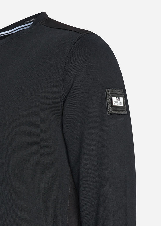 Weekend Offender Truien F bomb - black