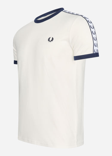 Fred Perry T-shirts Taped ringer t-shirt - snow white