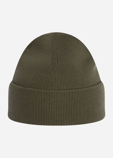 Fred Perry Mutsen Merino wool beanie - uniform green