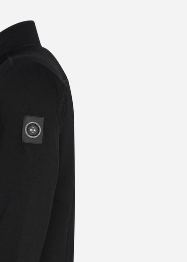 Marshall Artist Truien Siren 1/4 zip sweat - black