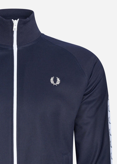 Fred Perry Vesten Taped track jacket - carbon blue