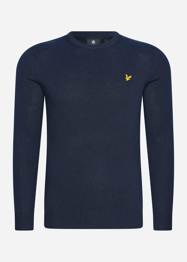 Lyle & Scott Truien Merino crew jumper - dark navy