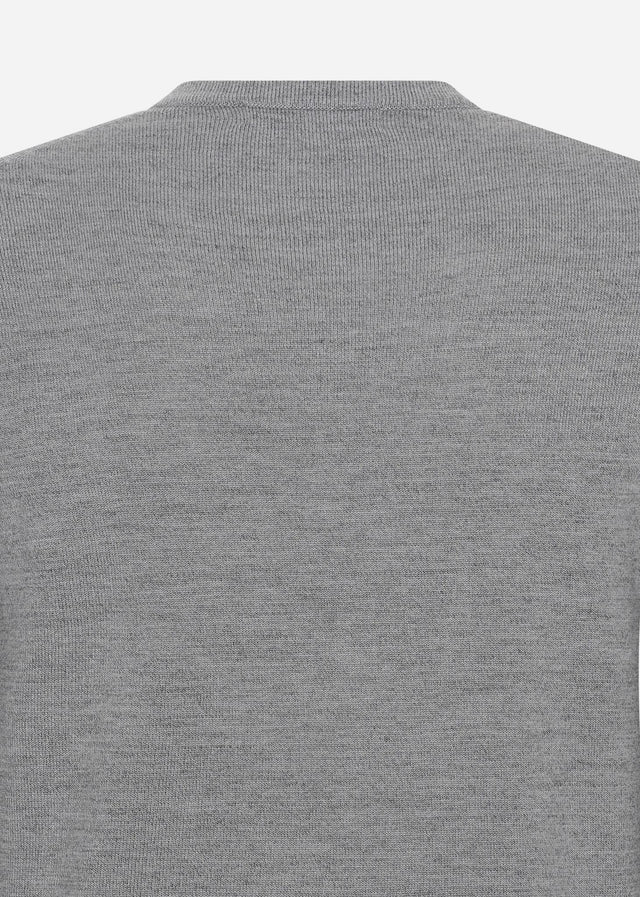 Fred Perry Truien Classic crew neck jumper - grey marl