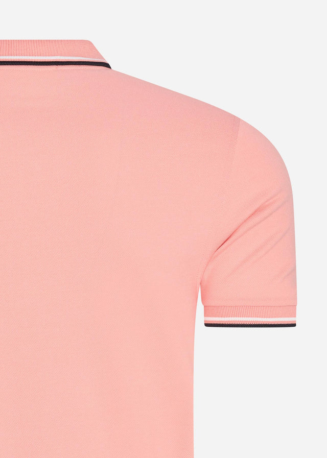 Fred Perry Polo's Twin tipped fred perry shirt - pink peach