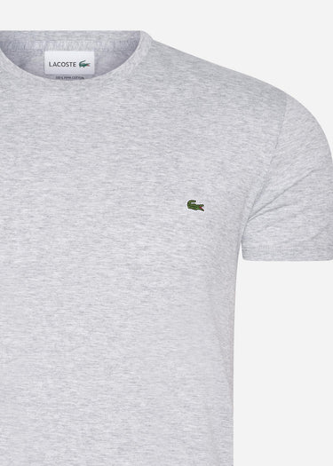 Lacoste T-shirts T-shirt - silver chine