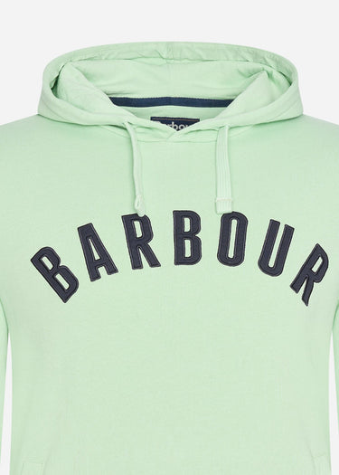Barbour Hoodies Acton hoodie - dusty mint