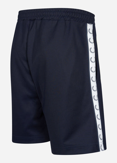 Fred Perry Korte Broeken Taped tricot short - carbon blue