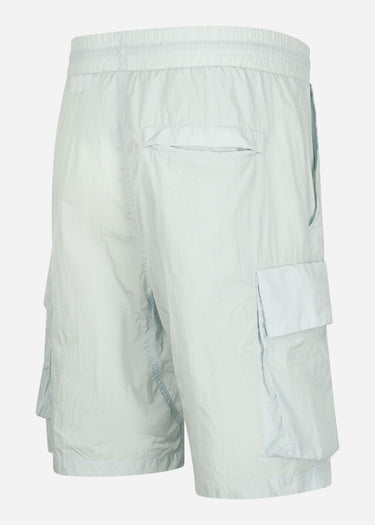 Marshall Artist Korte Broeken Krinkle nylon cargo short - dolphin grey