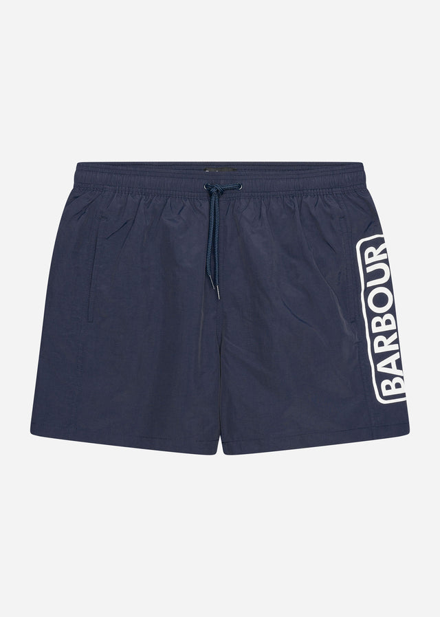 Barbour International Zwembroeken Large logo swim short- international navy