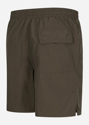 Lyle & Scott Zwembroeken Plain swimshort - olive