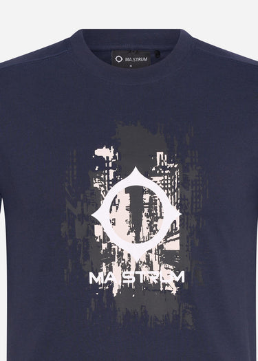 MA.Strum T-shirts CC logo print ss tee - ink navy