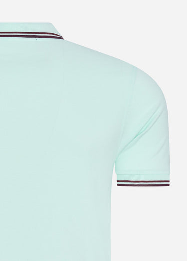 Fred Perry Polo's Twin tipped fred perry shirt - brighton blue aubergine mahogany
