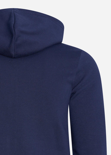 Lacoste Vesten Zip through hoodie - navy blue