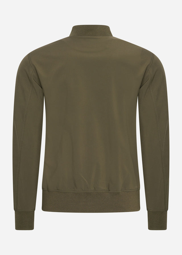 Lyle & Scott Jassen Softshell bomber jacket - olive
