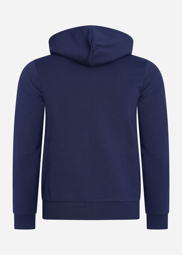 Lacoste Vesten Zip through hoodie - navy blue