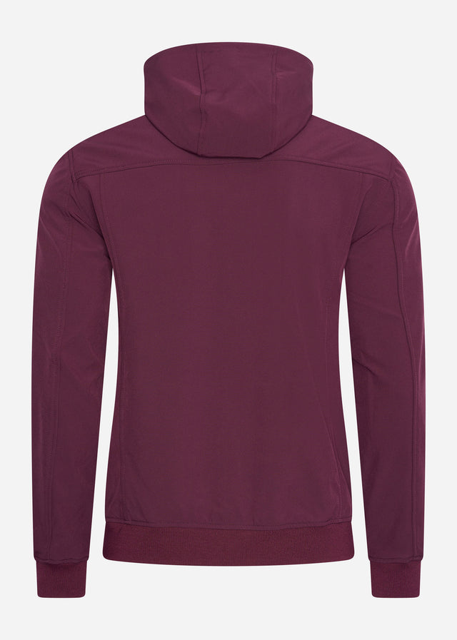 Lyle & Scott Jassen Softshell jacket - burgundy