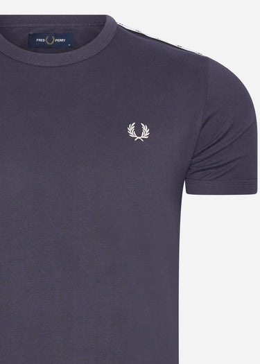 Fred Perry T-shirts Taped ringer t-shirt - dark graphite