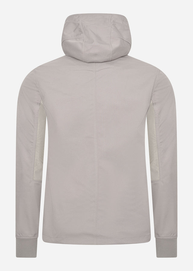 MA.Strum Jassen Softshell full zip hooded jacket - quicksilver