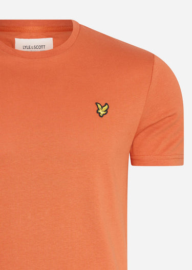 Lyle & Scott T-shirts Plain t-shirt - victory orange