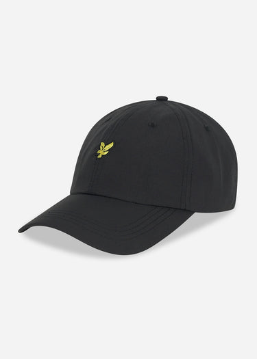 Lyle & Scott Petten Ripstop baseball cap - jet-black