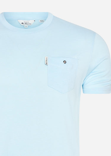 Ben Sherman T-shirts Signature pocket tee - sky blue