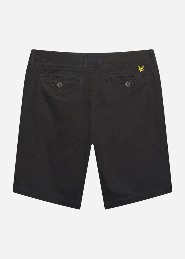 Lyle & Scott Korte Broeken Chino short - jet black