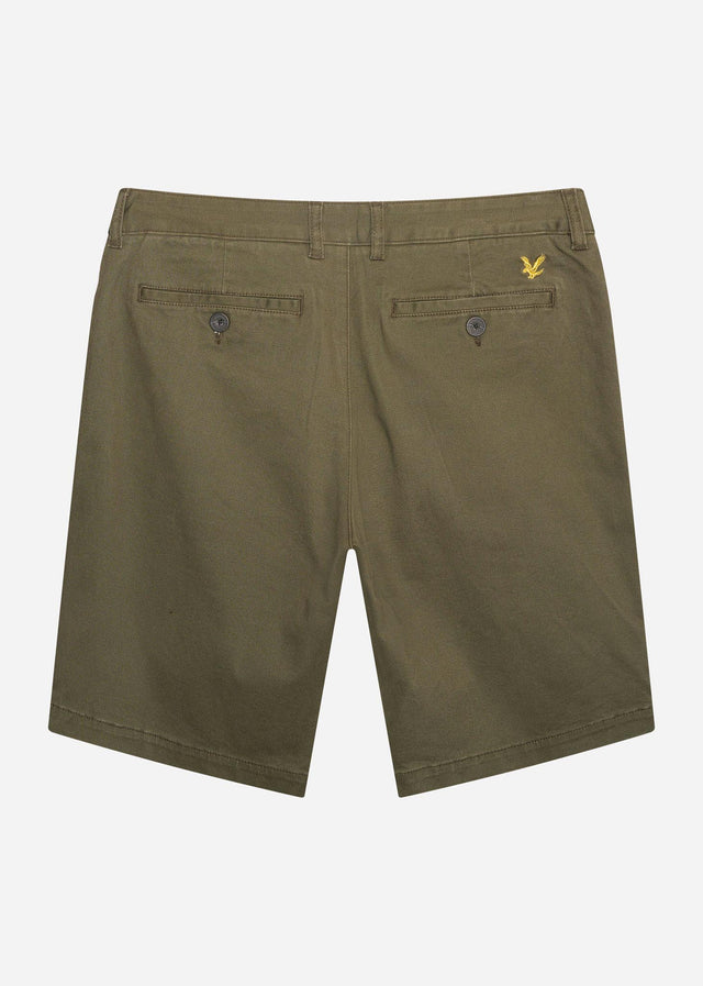 Lyle & Scott Korte Broeken Chino short - olive