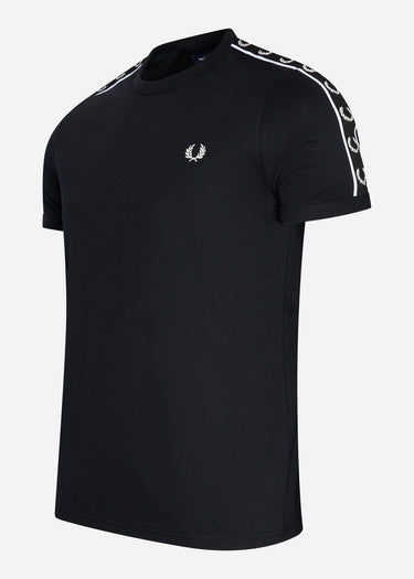 Fred Perry T-shirts Taped ringer t-shirt - black black