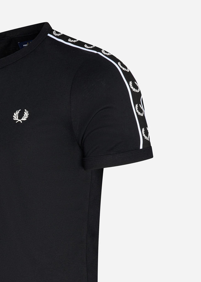 Fred Perry T-shirts Taped ringer t-shirt - black black