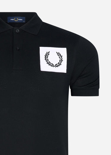 Fred Perry Polo's Badge polo shirt - black