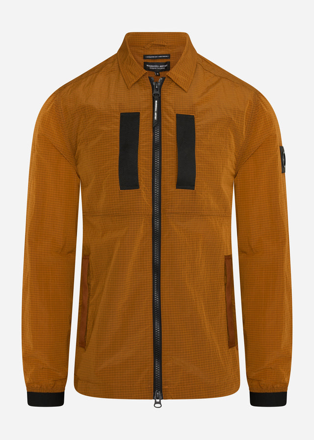 Marshall Artist Overshirts Liquid ripstop - rust