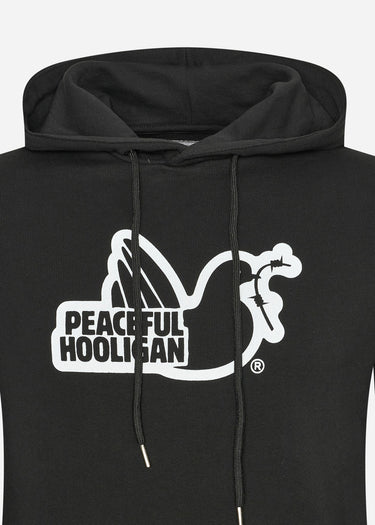 Peaceful Hooligan Hoodies Outline hoodie - black