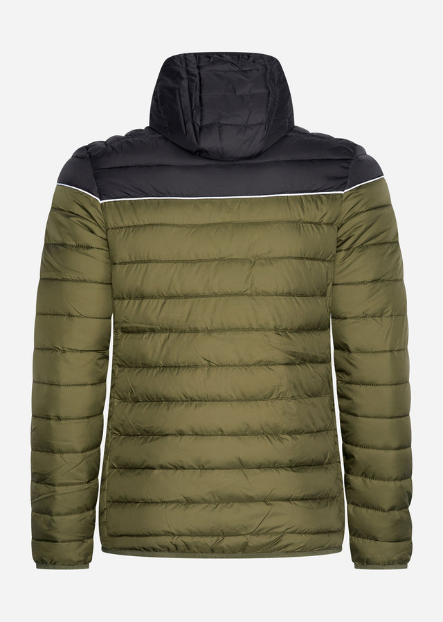 Ellesse Jassen Lombardy 2 padded jacket - black khaki
