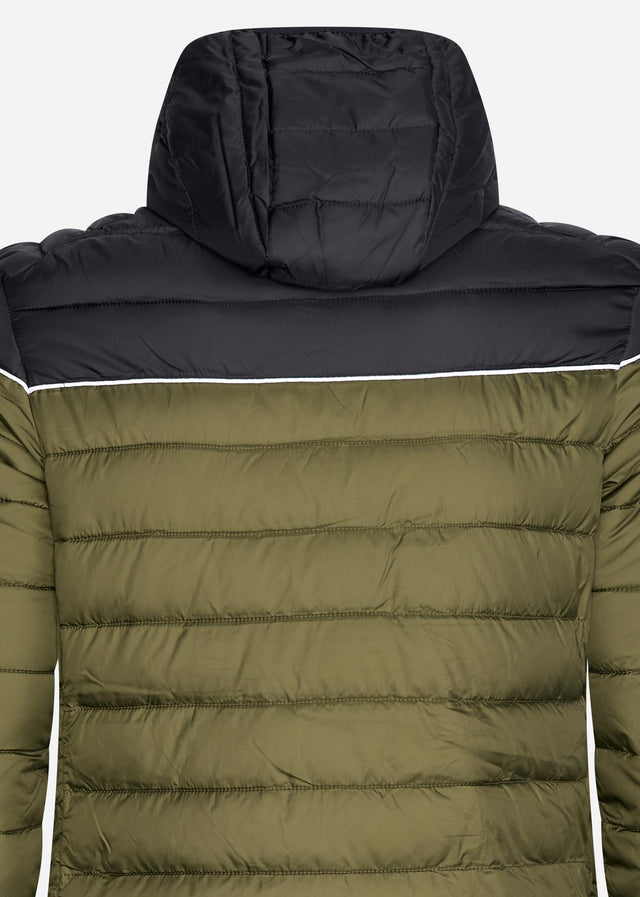 Ellesse Jassen Lombardy 2 padded jacket - black khaki